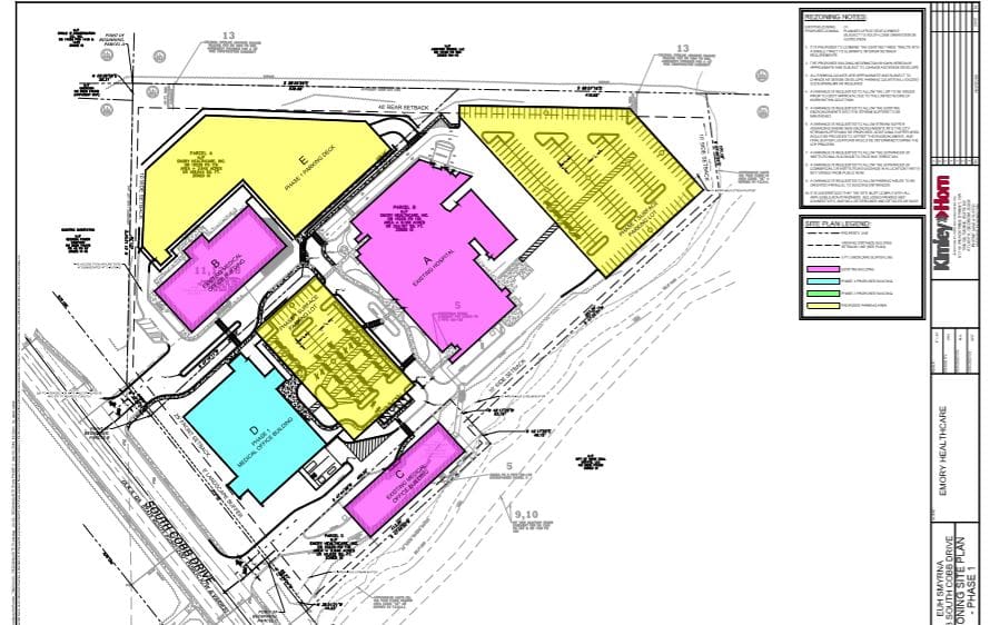 Site plan from the City of Smyrna website.