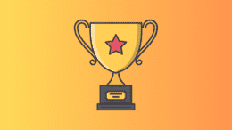 A painting of the trophy