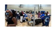 Crowd scene at Powder Springs Back to School Bash