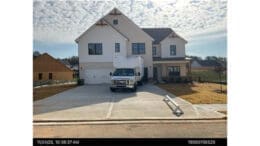 Front exterior of 4733 Cooling Water Circle in the McEachern High School attendance zone, the highest-priced home sold in December 2025 at $721,083.