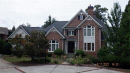 Front exterior of 3615 Paper Mill Road in the Wheeler High School attendance zone, the highest-priced home sold in December 2025 at $2.4 million