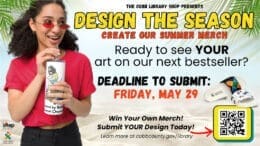 Poster for the "Design the Season" art contest described in the article