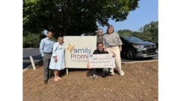 Pictured (left to right): * Anthony Jayesingha, Executive Director, Unity North Atlanta * Louise Sterling, Case Manager, Family Promise Cobb County * Rev. Richard Burdick, Senior Minister, Unity North Atlanta * Judith Johnston, Board Member, Unity North Atlanta * Autumn Kitts Sines, Executive Director, Family Promise Cobb County