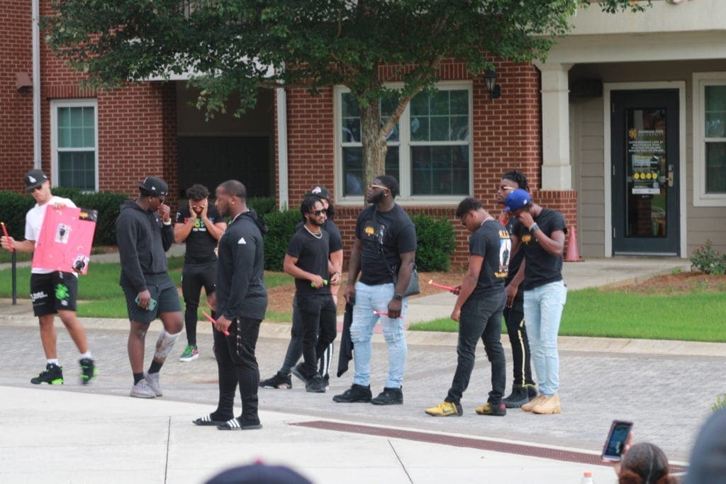friends, family, and teammates of Ladarius Clardy