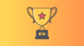 A painting of the trophy